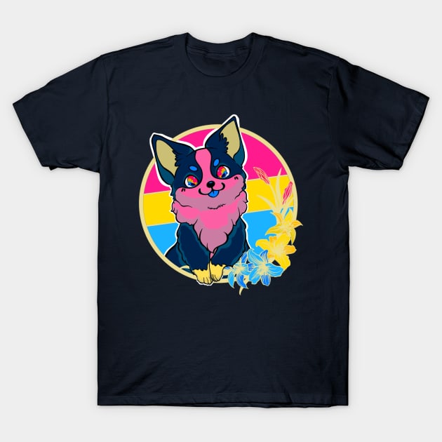 Pansexual corgi T-Shirt by ThBlkBirdDaliah